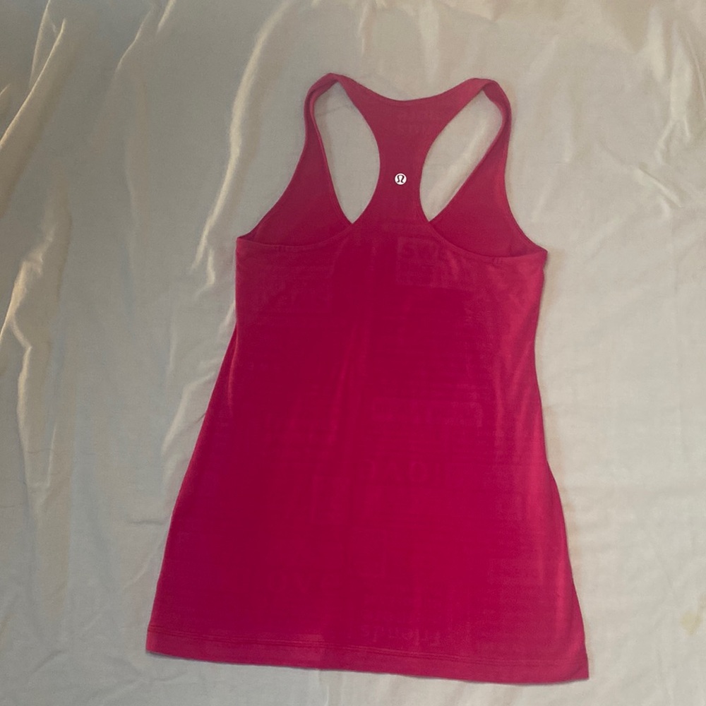 vintage hot pink lululemon tank top (6)